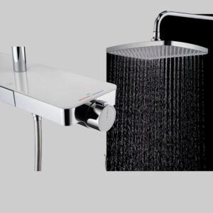 Thermostatic Square Shower Panel