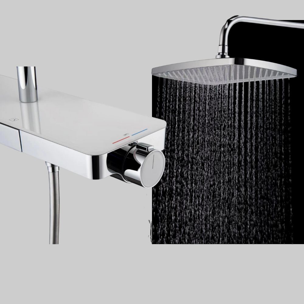 Thermostatic Square Shower Panel