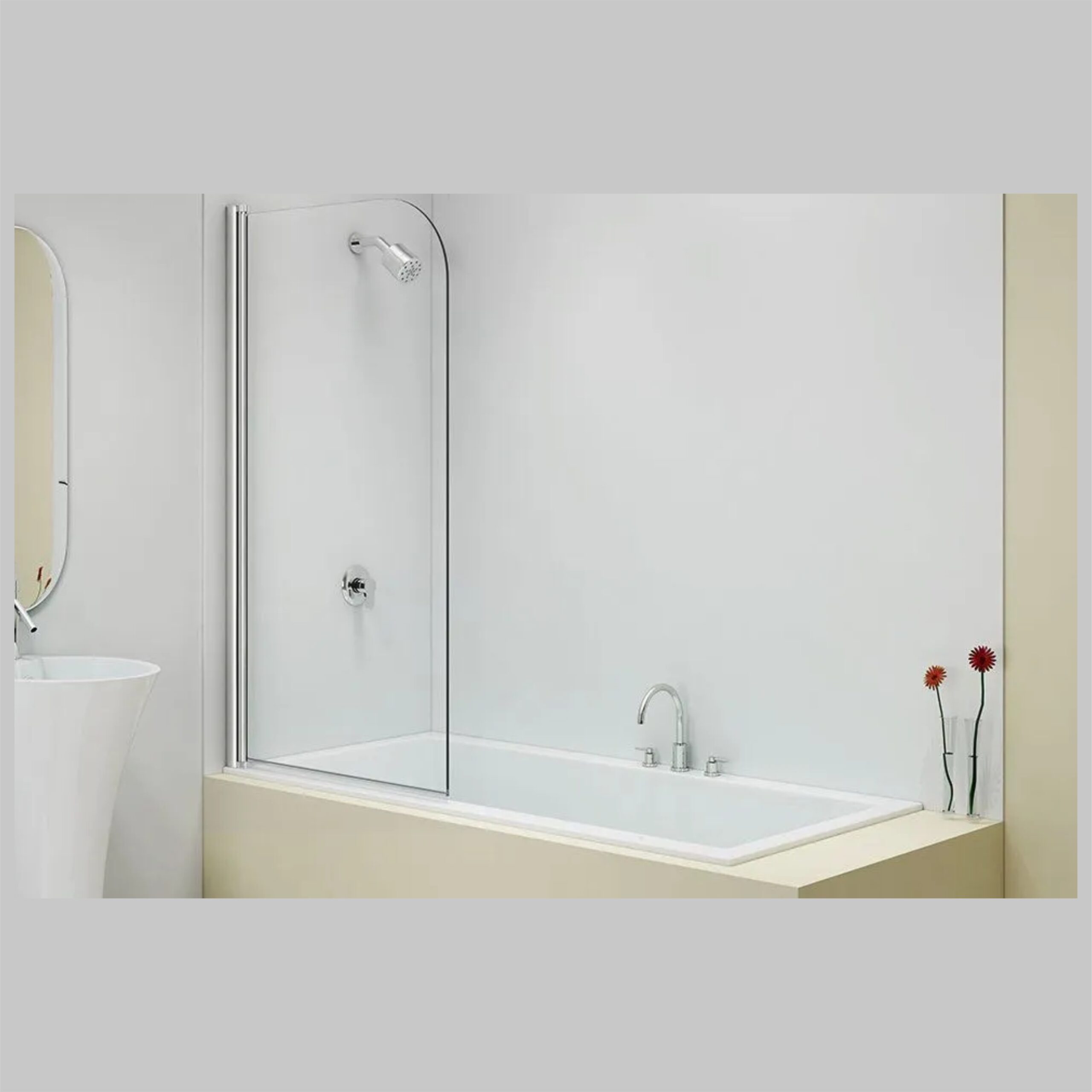Compound Pivot Bath Screen